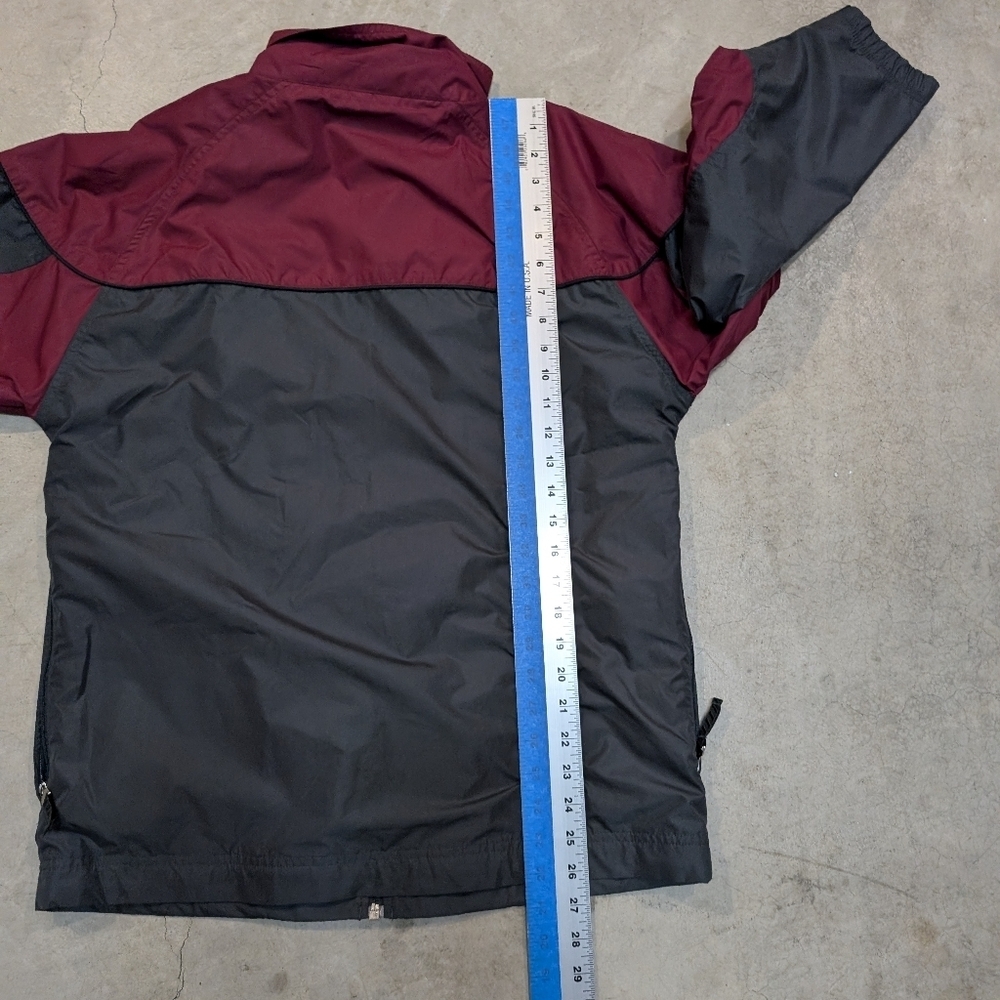 VTG 90s Nike Track Jacket Mens S Red Gray Full Zip - Picture 7 of 8